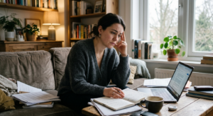 confusion emocional crisis personal pensamientos dispersos